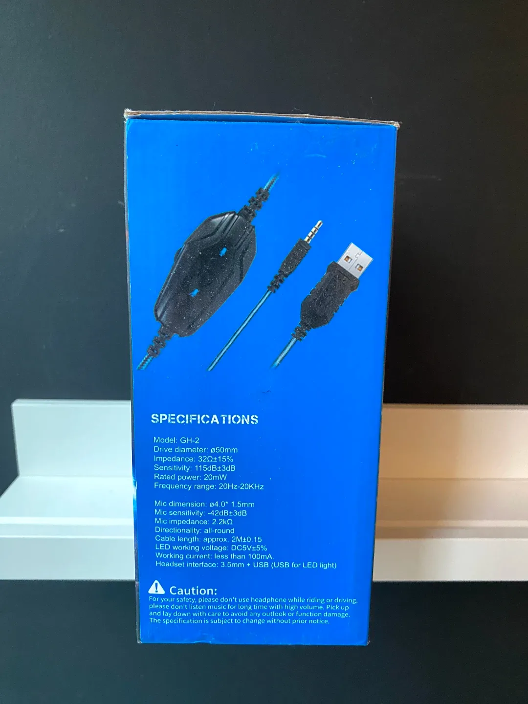 Butfulake GH-2 Gaming Headset - Black & Blue image indicator(5)