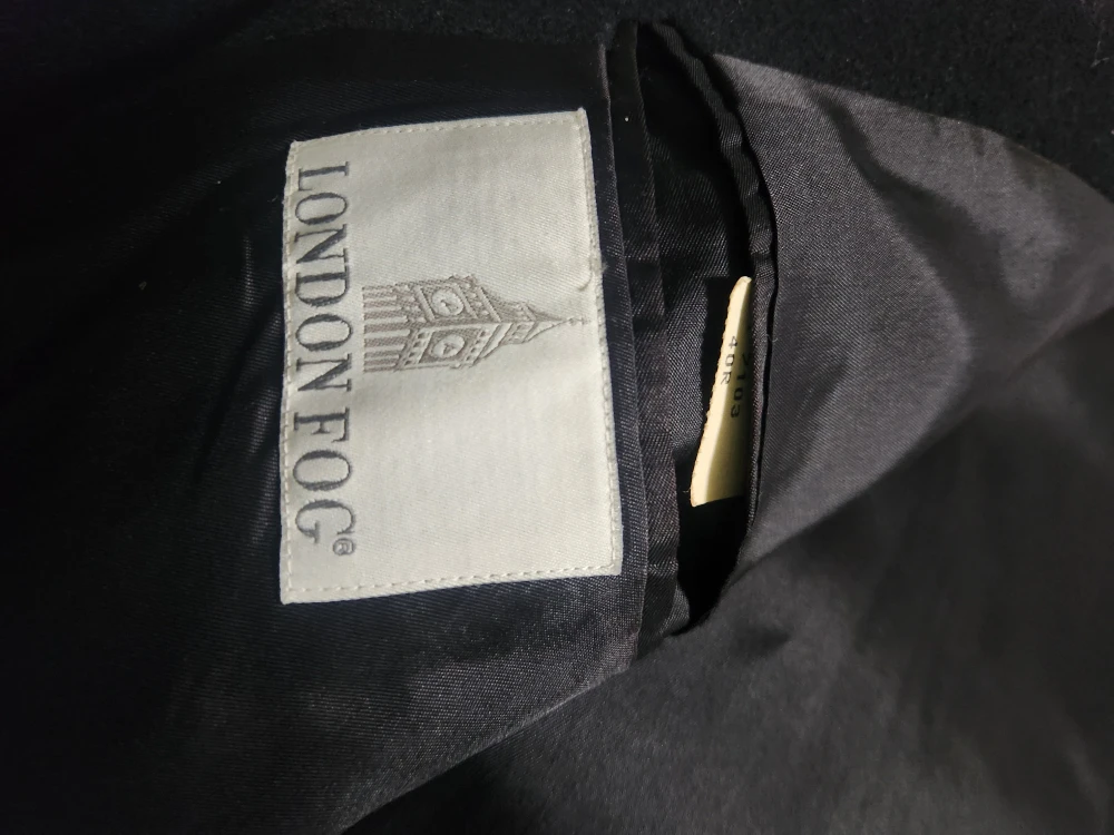 London Fog Black Wool Blend Overcoat - photo 5