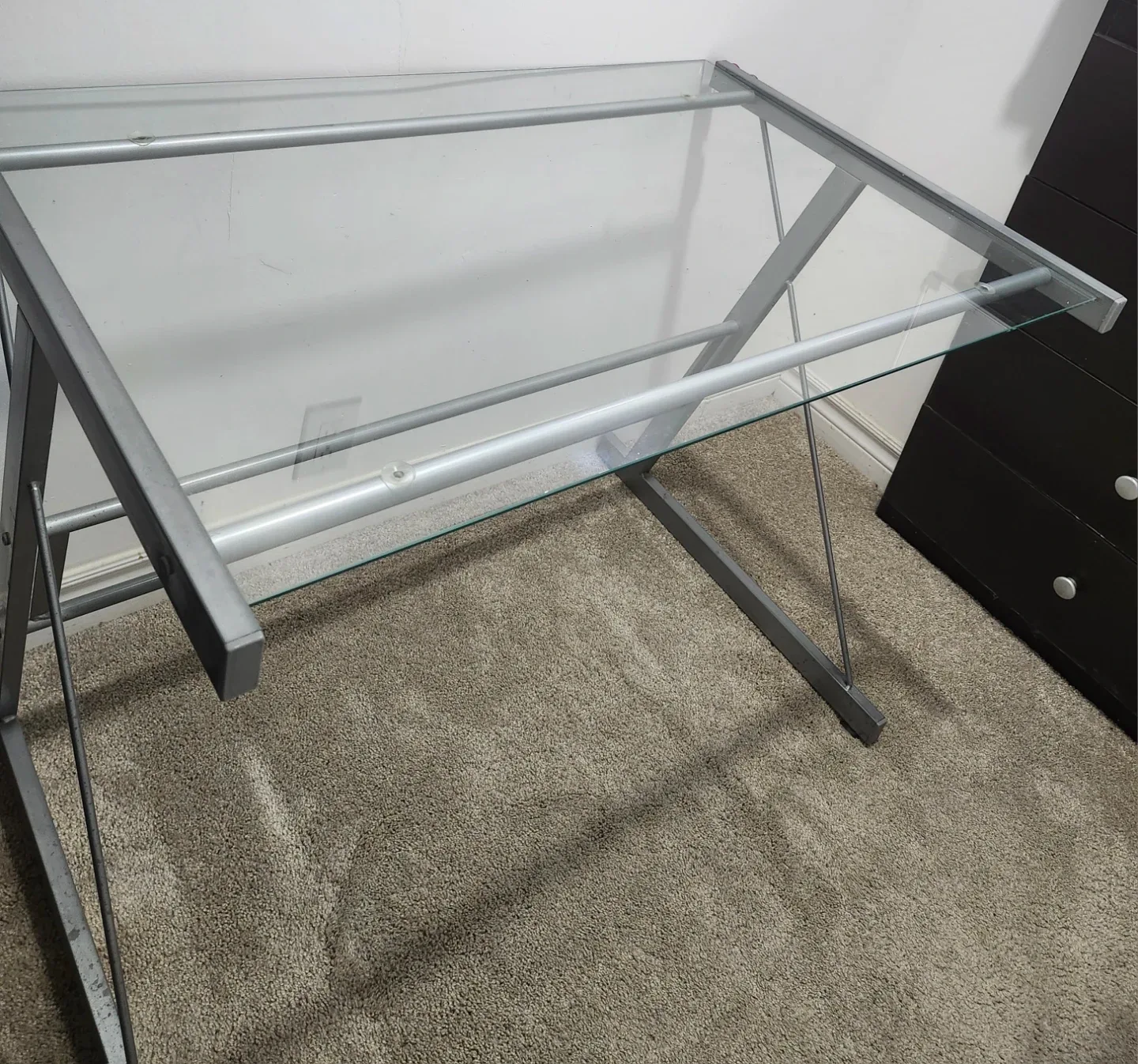 Glass Top Desk