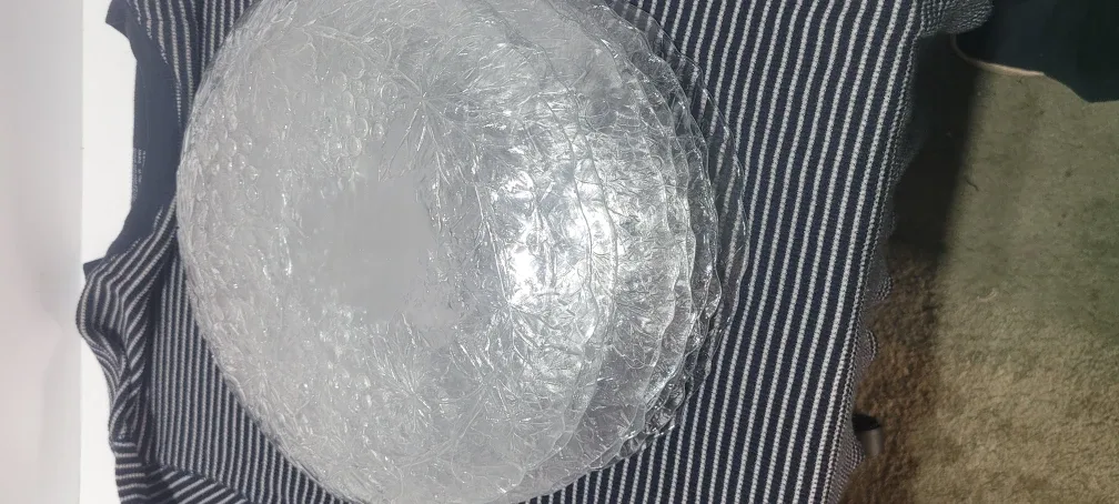 Clear Glass Decorative Plates image indicator(2)