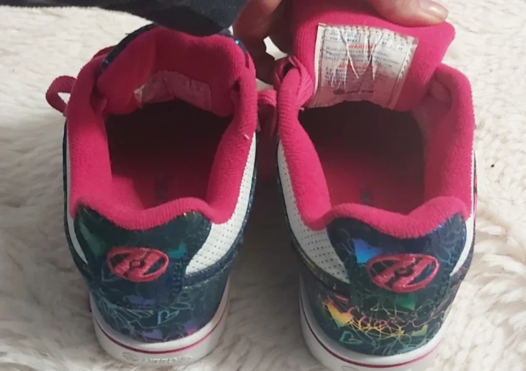 2 Pairs of Girls' Heelys (sz 2 & 4) image indicator(2)