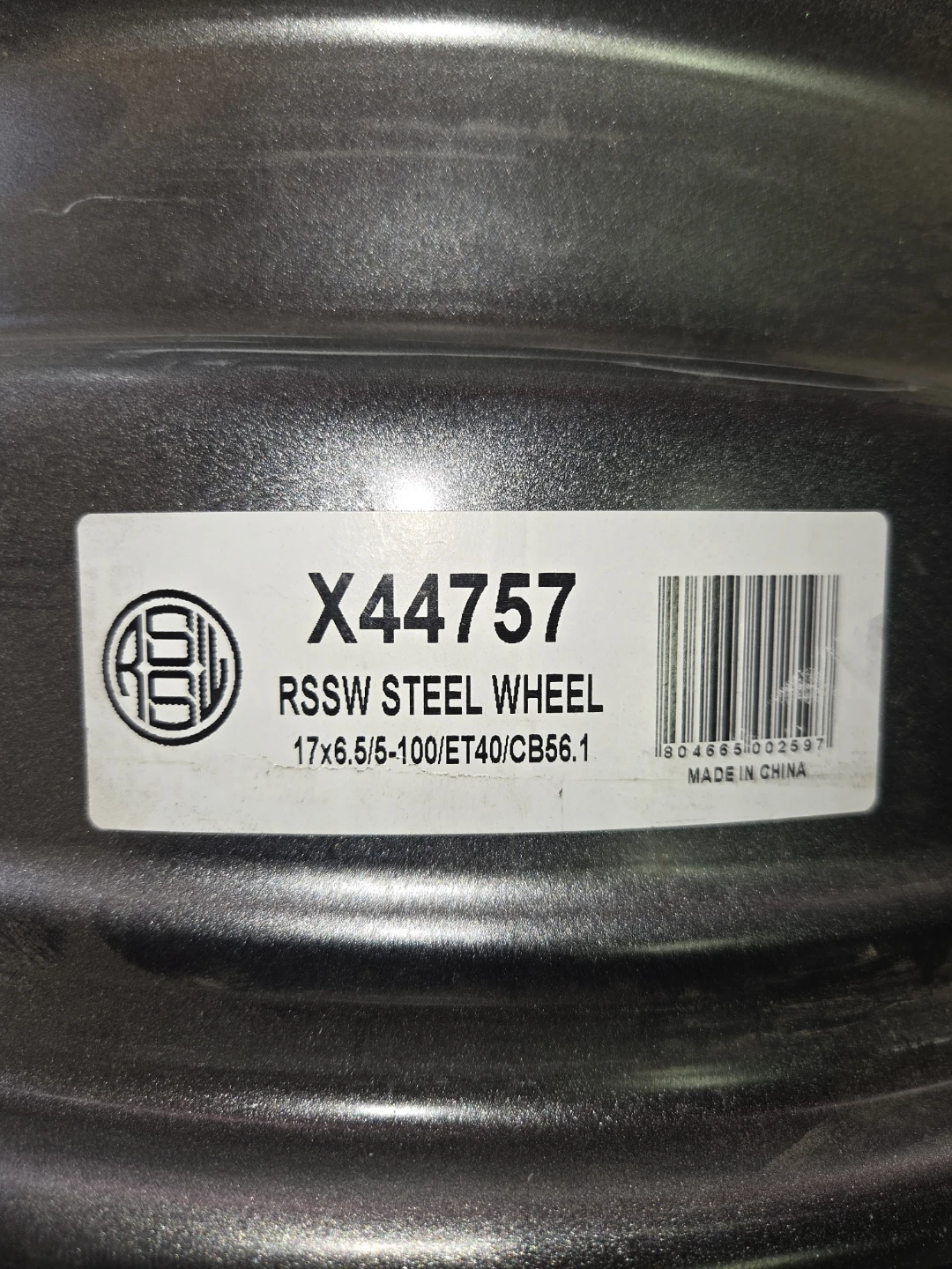 Set of 4 steel wheels, 17 inch. - photo 2