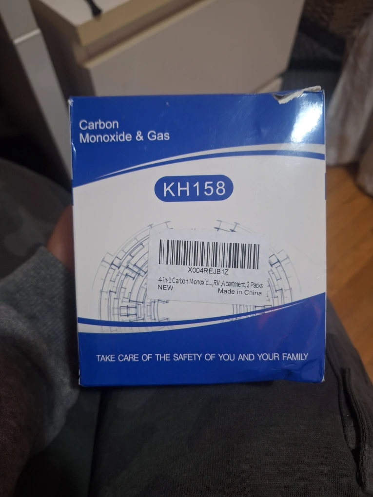 New KH158 Carbon Monoxide & Gas Detector (2-Pack)
