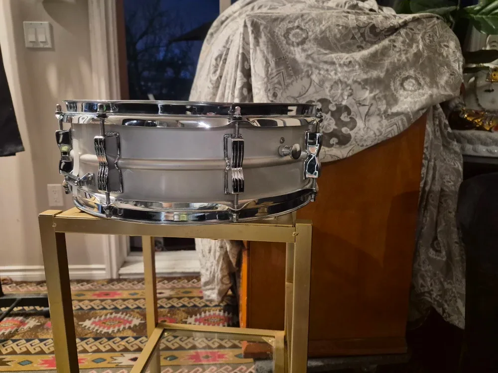 ​🔥VintageLudwigPair16x16WoodFloorTom n 14x5 Su praphonic Snare image indicator(8)