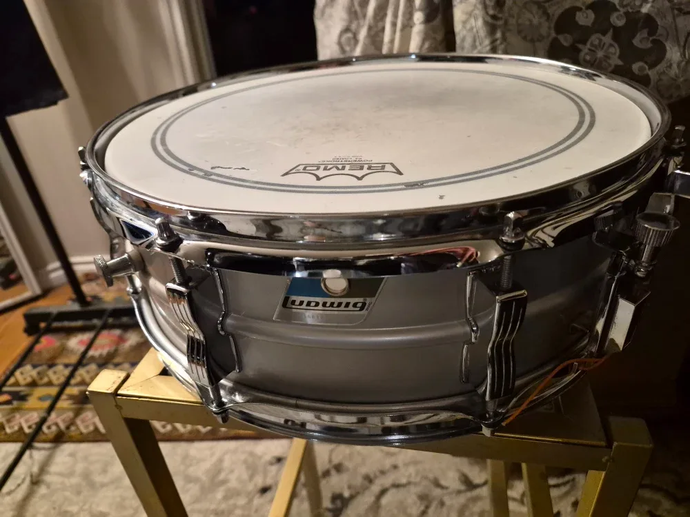 ​🔥VintageLudwigPair16x16WoodFloorTom n 14x5 Su praphonic Snare image indicator(9)