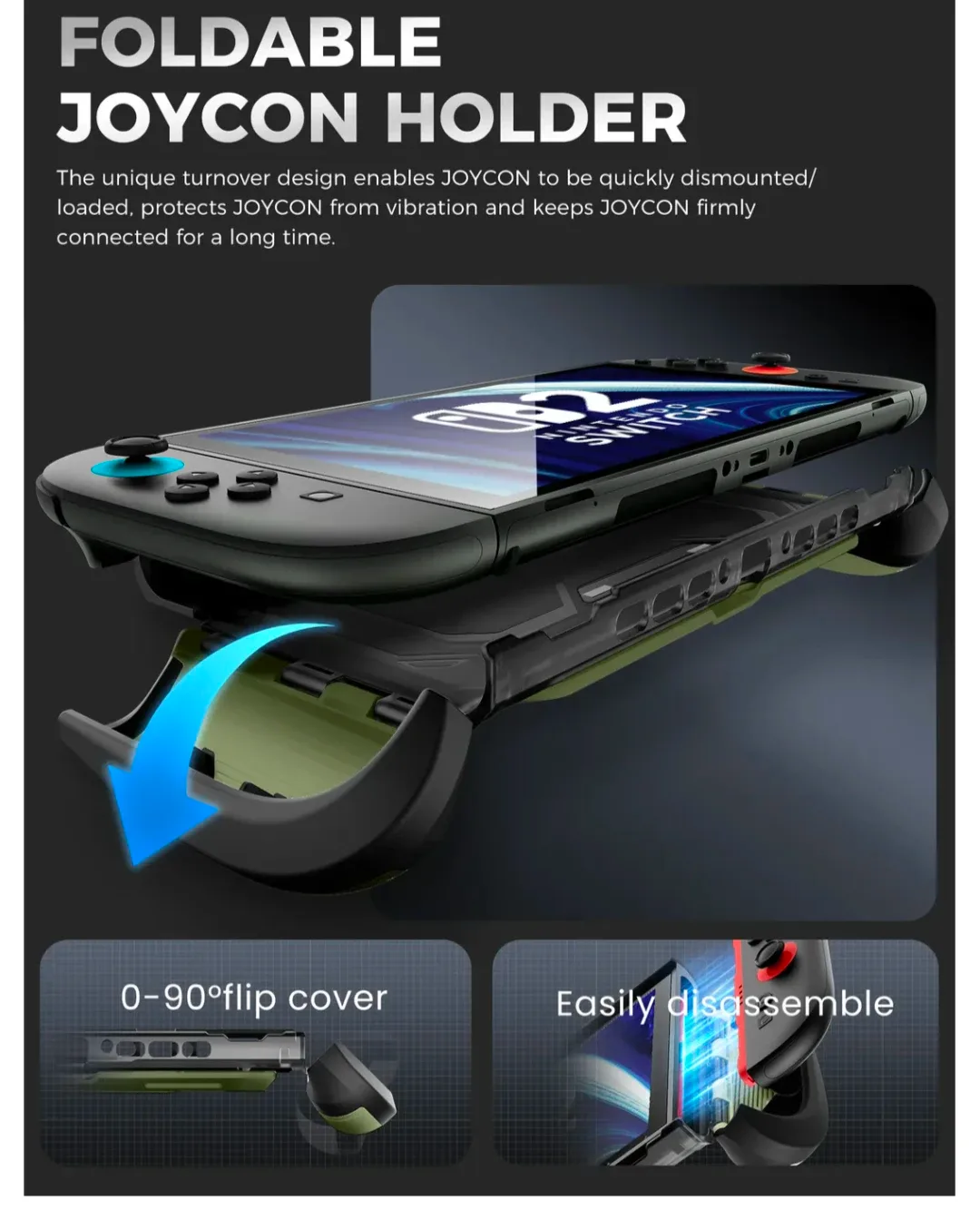 Mumba Titan Series Dockable Case for Nintendo Switch 2 image indicator(6)