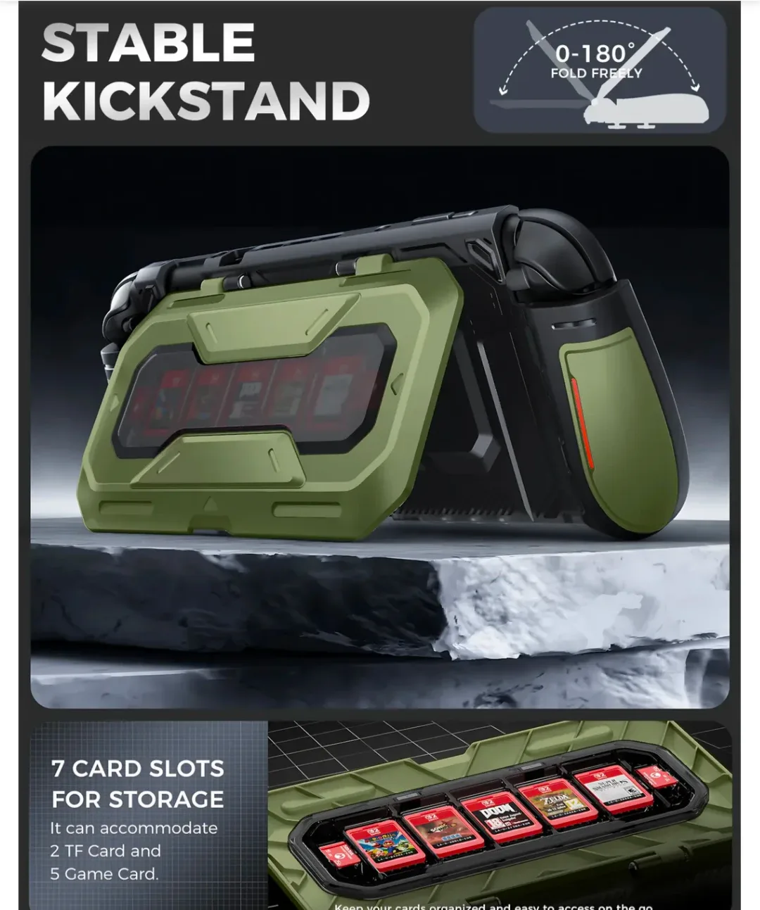 Mumba Titan Series Dockable Case for Nintendo Switch 2 image indicator(7)