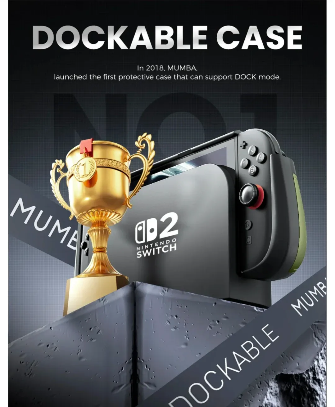 Mumba Titan Series Dockable Case for Nintendo Switch 2 image indicator(8)