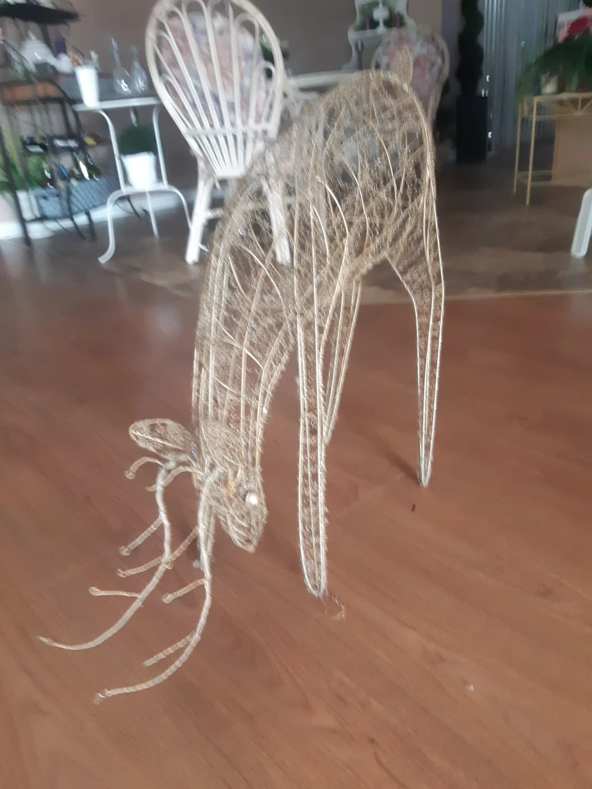 Wire Reindeer Decoration - photo 2