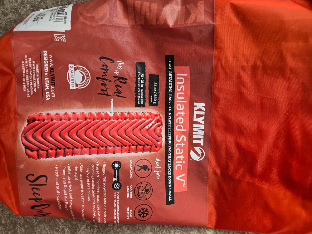 Two Klymit Insulated Static V Sleeping Pad image indicator(2)