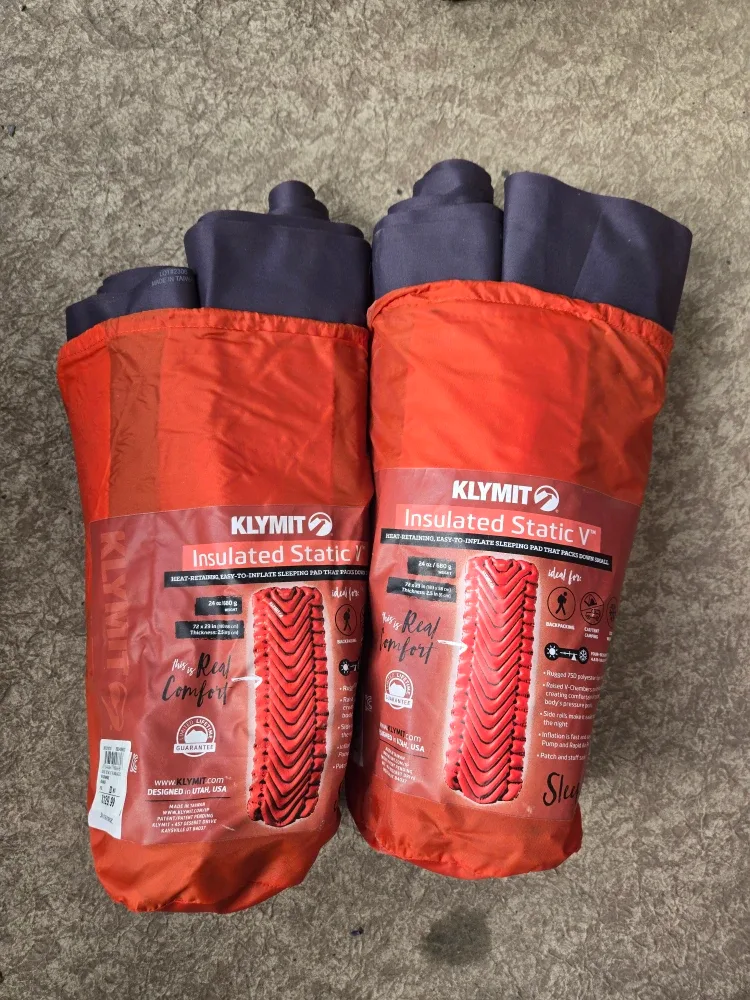 Two Klymit Insulated Static V Sleeping Pad image indicator(3)
