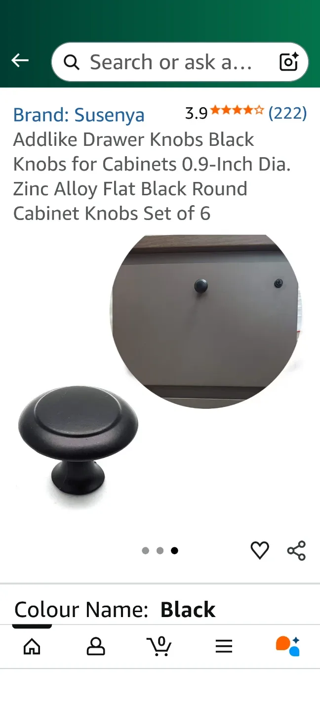 BN Set of 12 Cabinet Knobs image indicator(6)