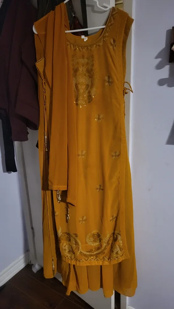 Gold Indian Dress - Size 42