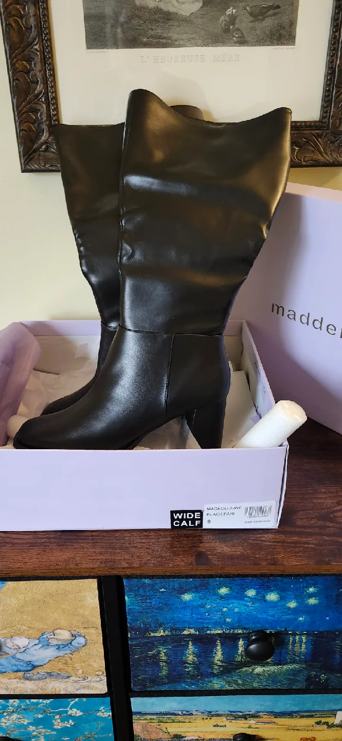 Madden Girl Magnoliaa-WC Black Boots - Size 8 image indicator(3)