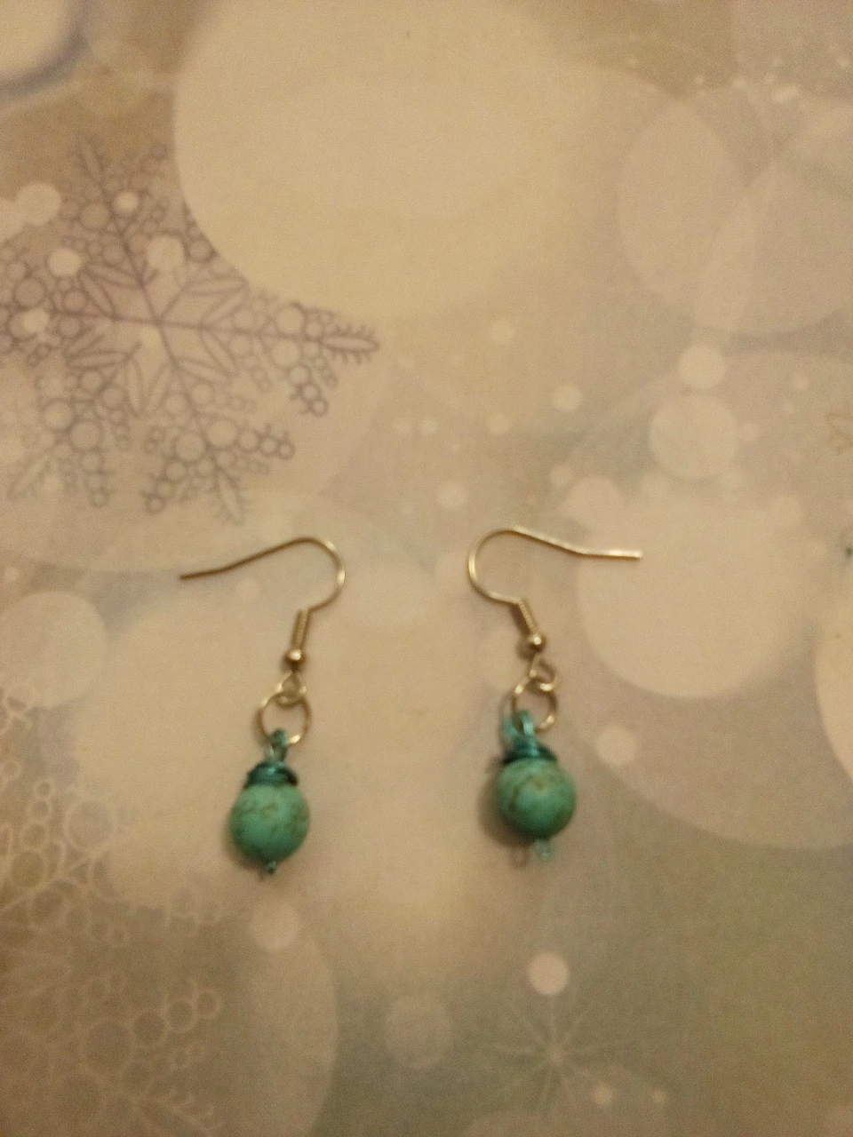 Turquoise Dangle Earrings - photo 4
