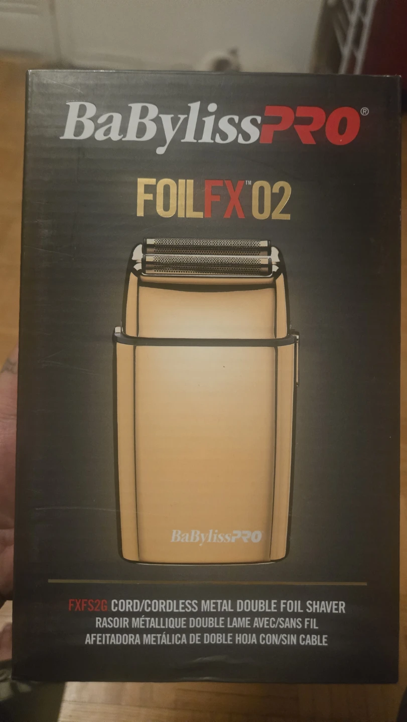 BaBylissPRO FoilFX02 Double Foil Shaver - Gold
