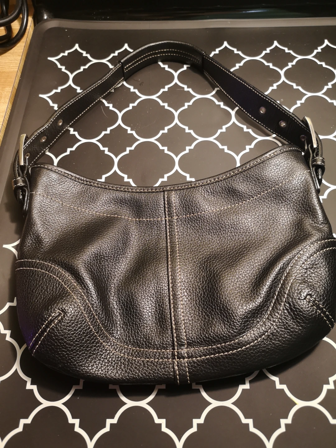 Danier Black Leather Handbag