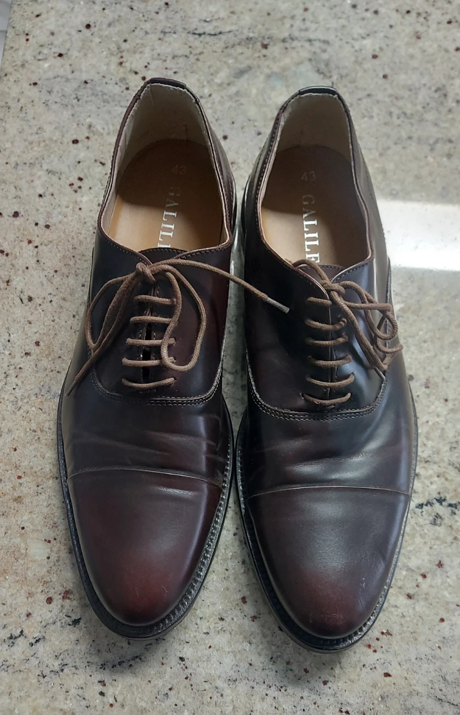 Galileo Brown Leather Shoes - Size 43 - photo 2