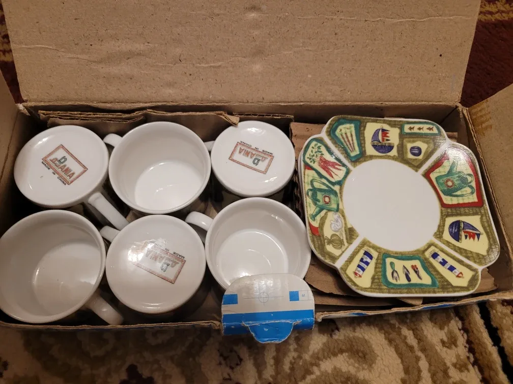 Vintage Espresso Cup Set