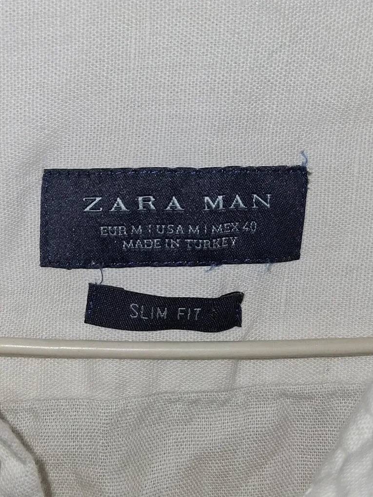 Zara Man Slim Fit White Shirt - Size M image indicator(2)