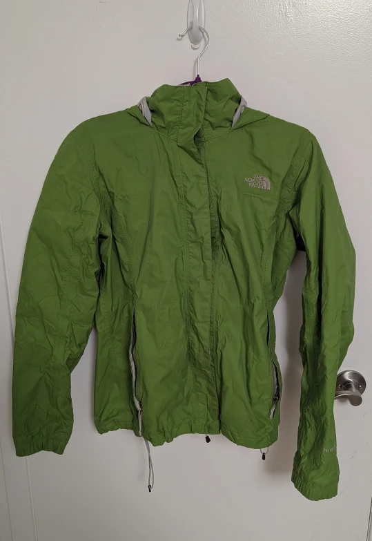 The North Face Green Rain Jacket - Size Women's Medium