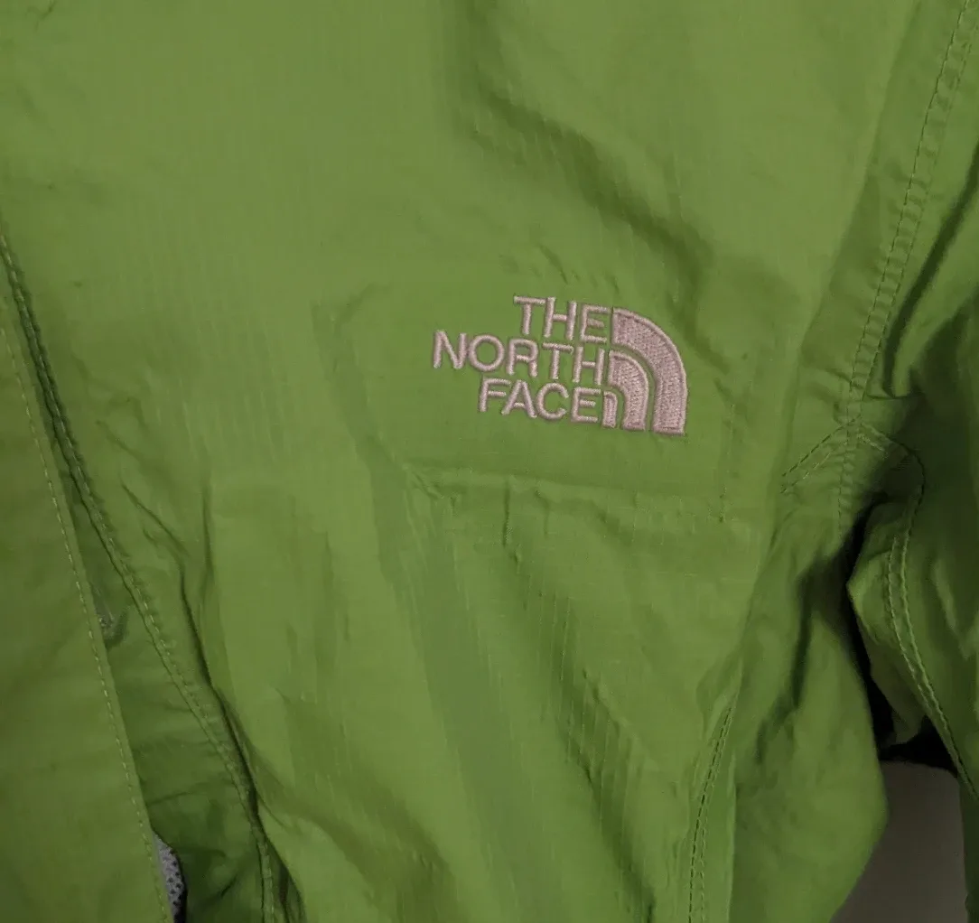 The North Face Green Rain Jacket - Size Women's Medium image indicator(2)