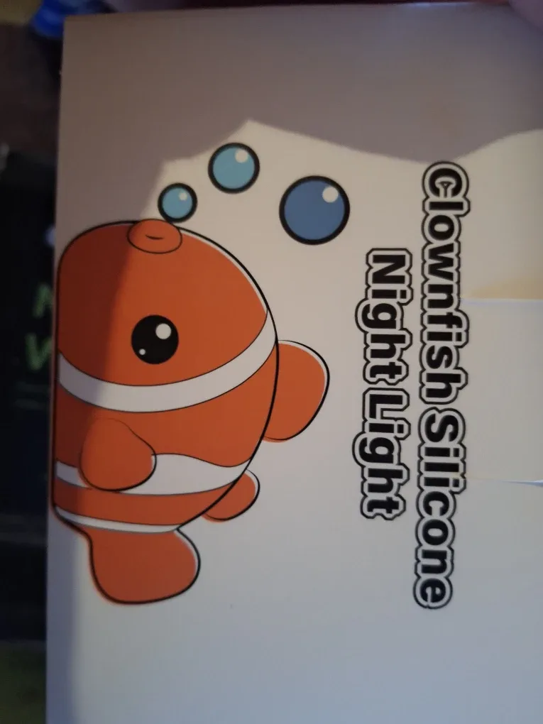 Lampe de nuit Clownfish Silicone