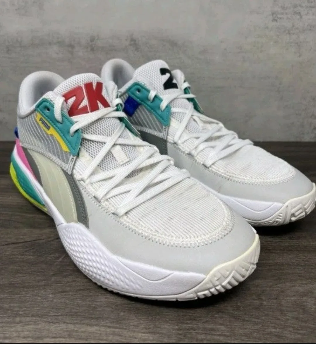 New mens puma court rider sneakers size 10 image indicator(4)