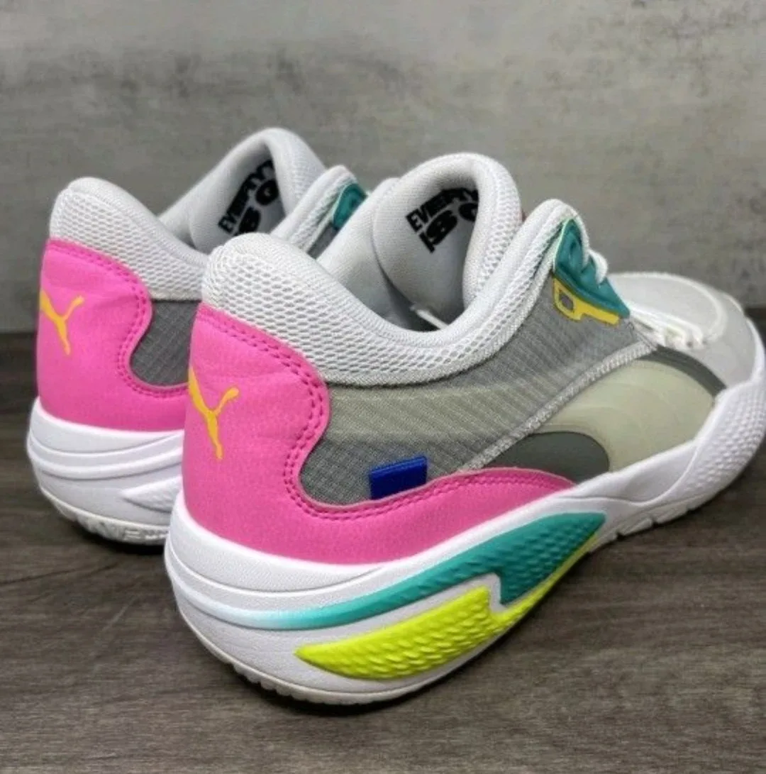 New mens puma court rider sneakers size 10 image indicator(5)