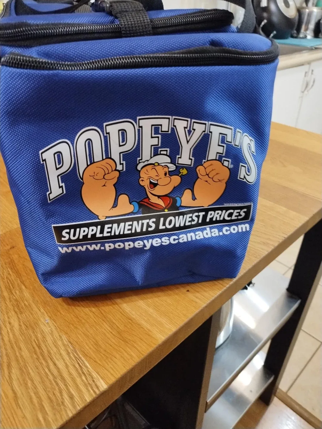 Popeye's Blue Lunch Bag with Containers & Ice Packs image indicator(2)