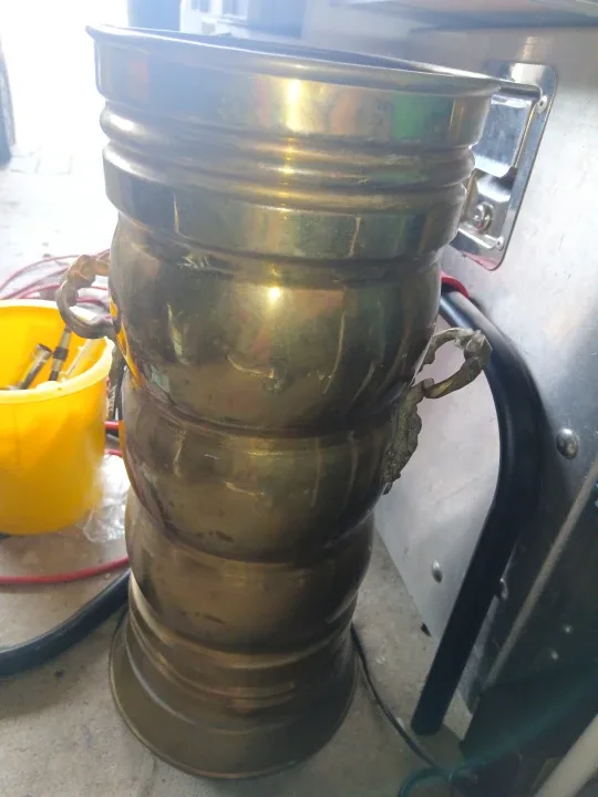 Vintage Brass Vase image indicator(2)