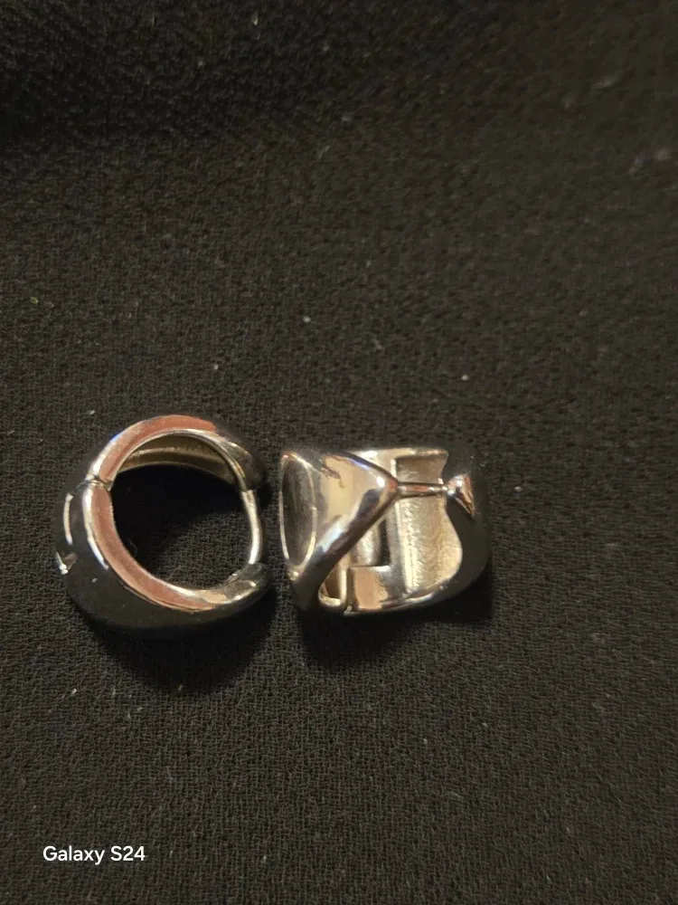 Silver Hoop Earrings