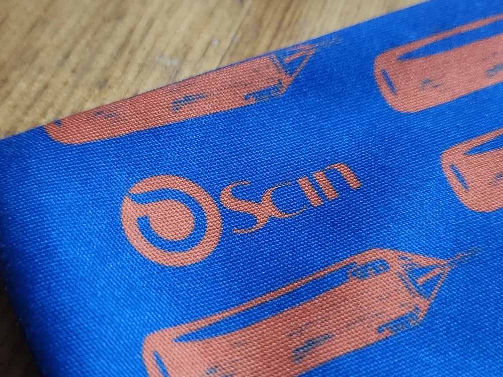 Scin Drawstring Bag - Blue with Punching Bag Design image indicator(5)