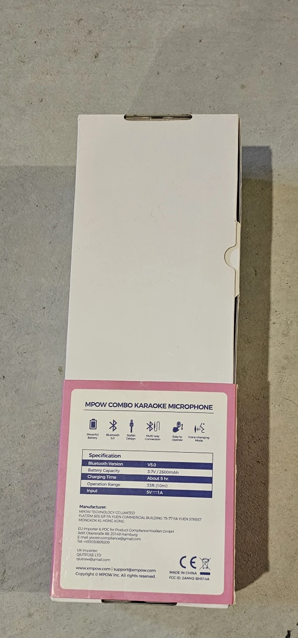Brand new - Mpow Combo Karaoke Microphone - Rose Gold - photo 3