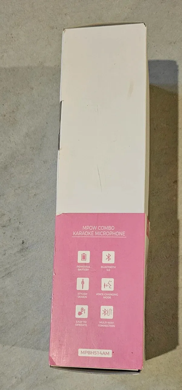 Brand new - Mpow Combo Karaoke Microphone - Rose Gold image indicator(4)