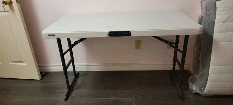 Lifetime White Foldable Table