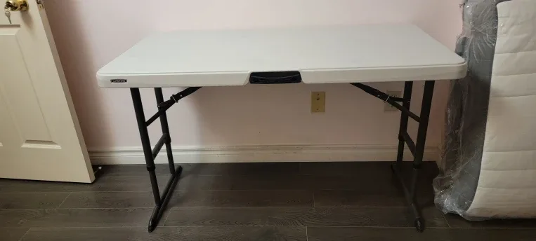 Lifetime White Foldable Table