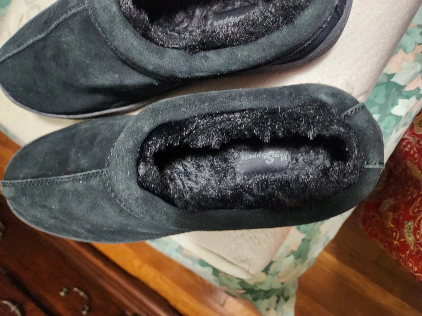 My Slippers Black Slippers Size 10 - photo 2