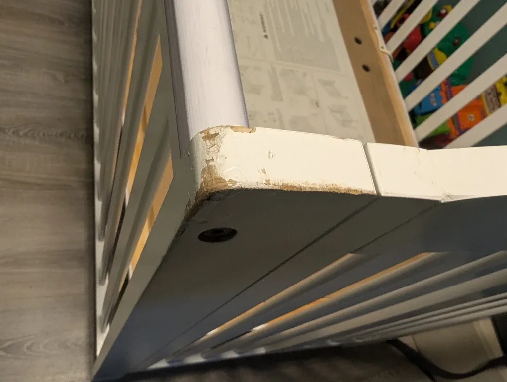 White Baby Crib - Gently Used image indicator(3)