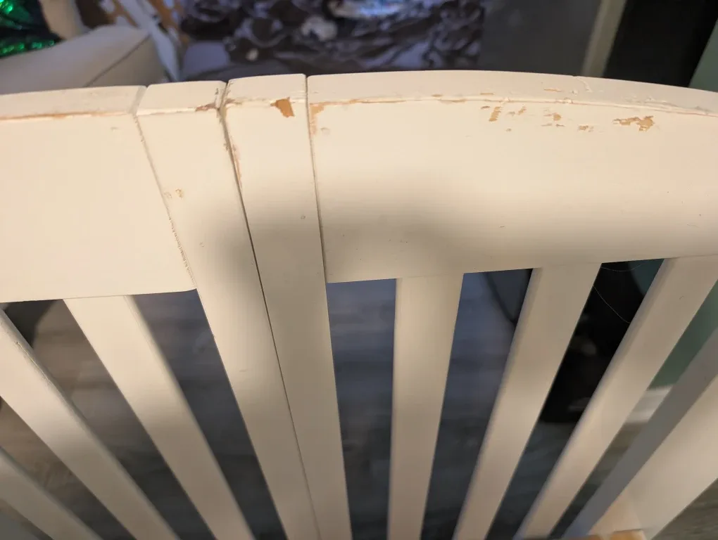 White Baby Crib - Gently Used image indicator(4)