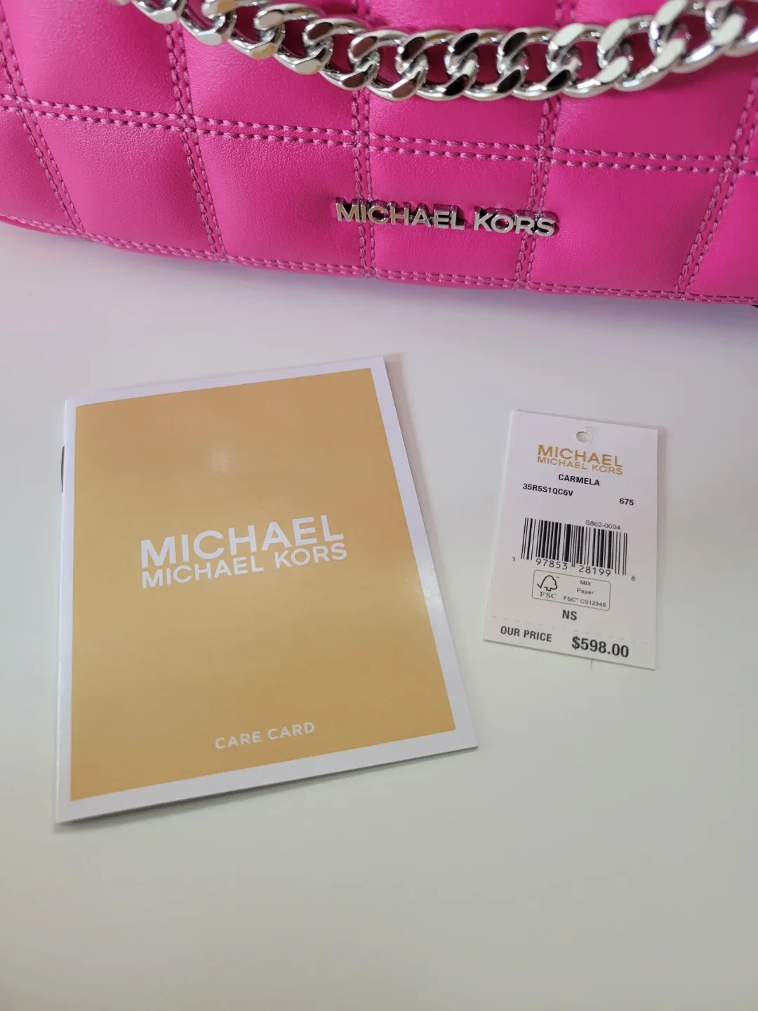 New MK Quilted Carmela Bag image indicator(8)