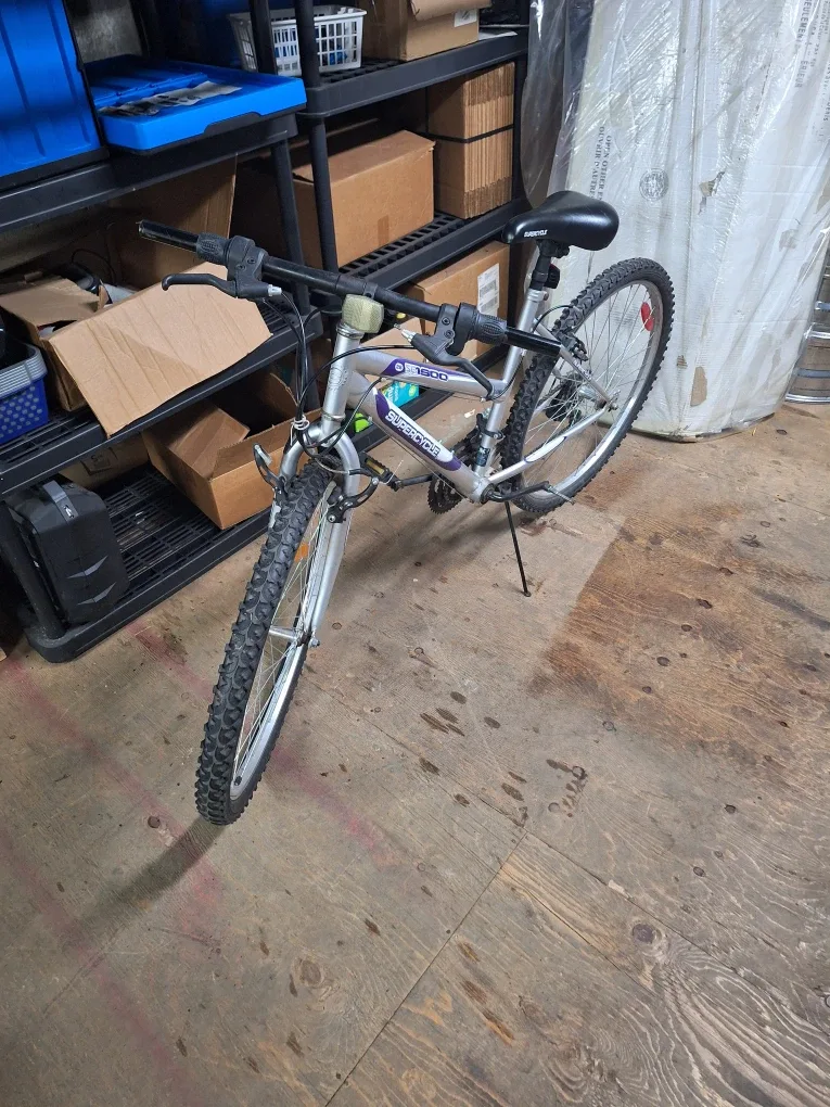 Supercycle O1800 Bicycle - Silver/Purple thumbnail