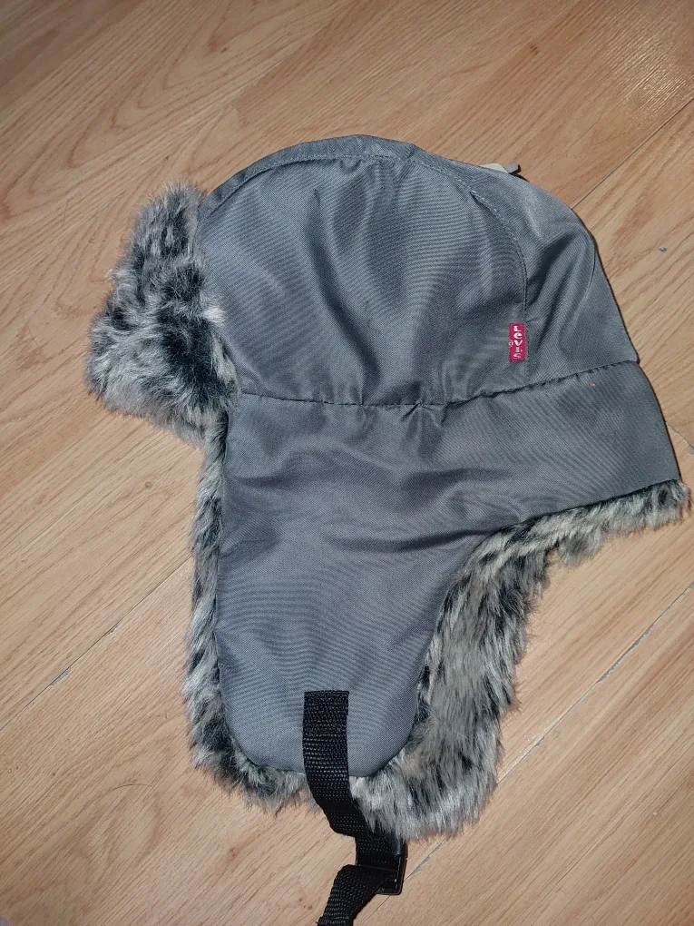 New Levi's Trapper Hat - Charcoal, S/M image indicator(5)