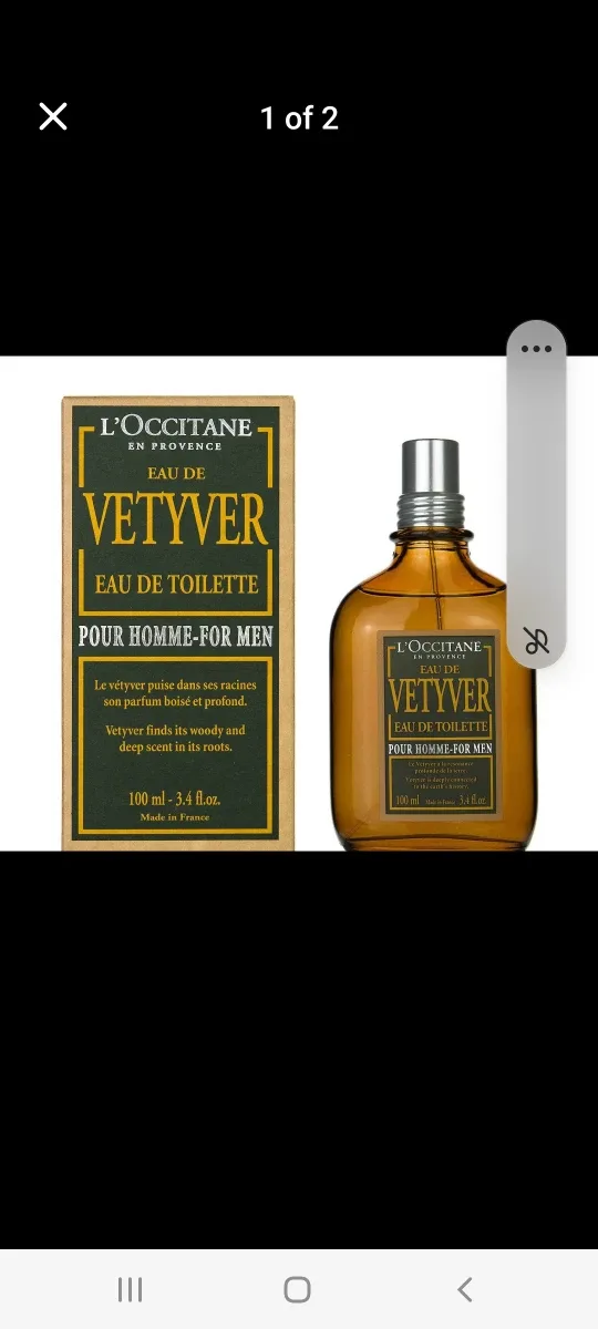 L'Occitane Vetyver Eau de Toilette 100ml