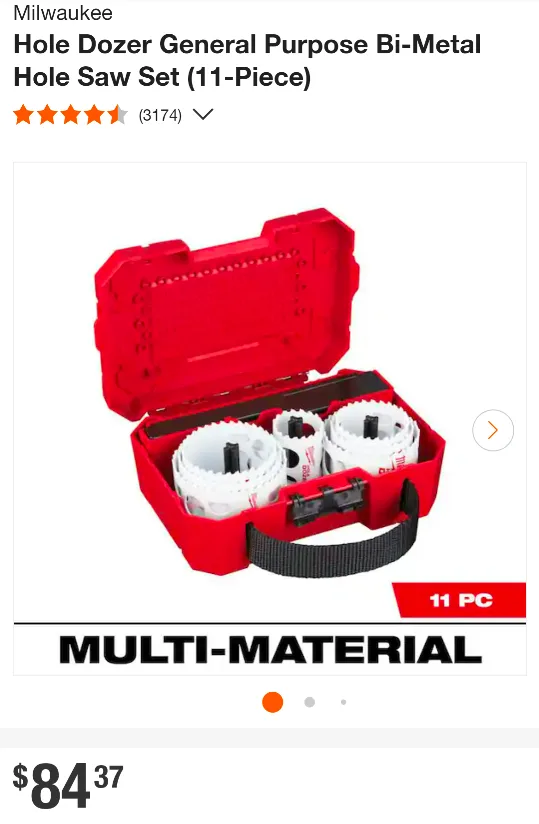 M18 Milwaukee ULTRA COMPACT Combo + Hole Dozer 11pcs image indicator(3)