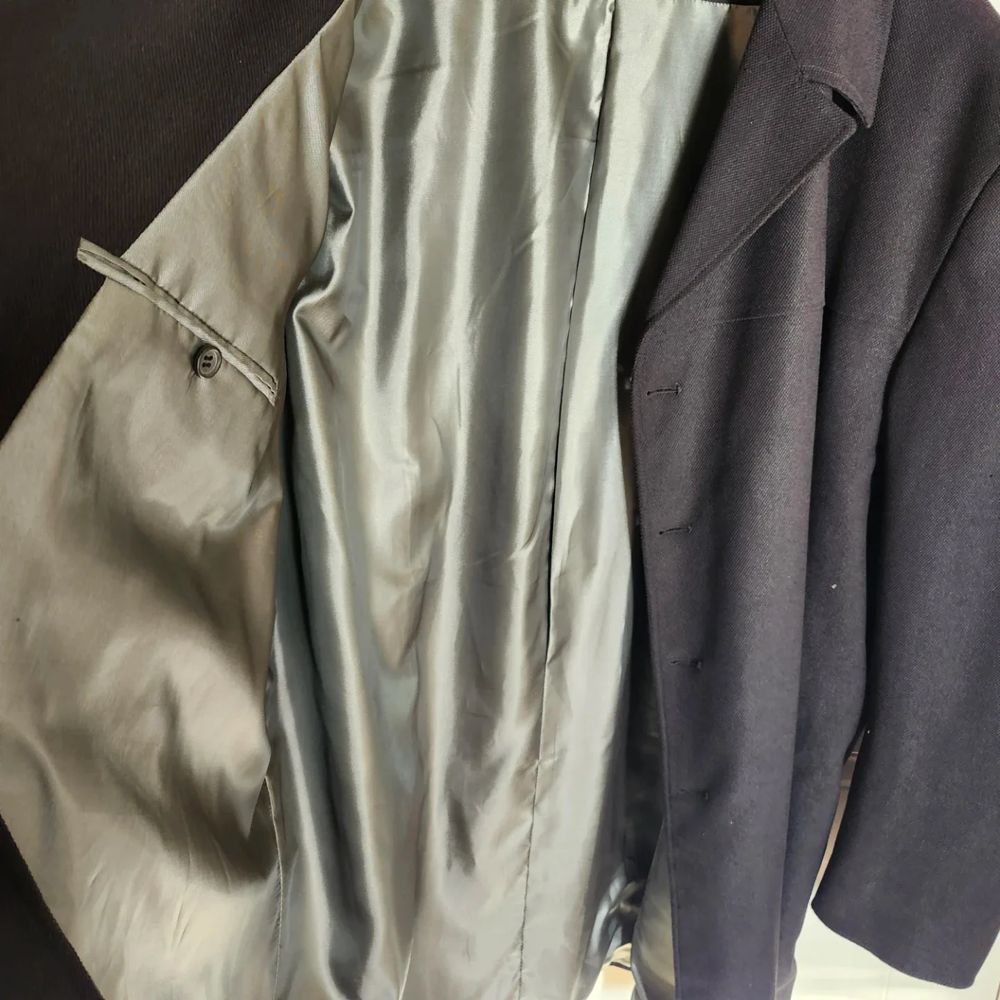 Signature Carrington Black Wool Blend Coat image indicator(3)