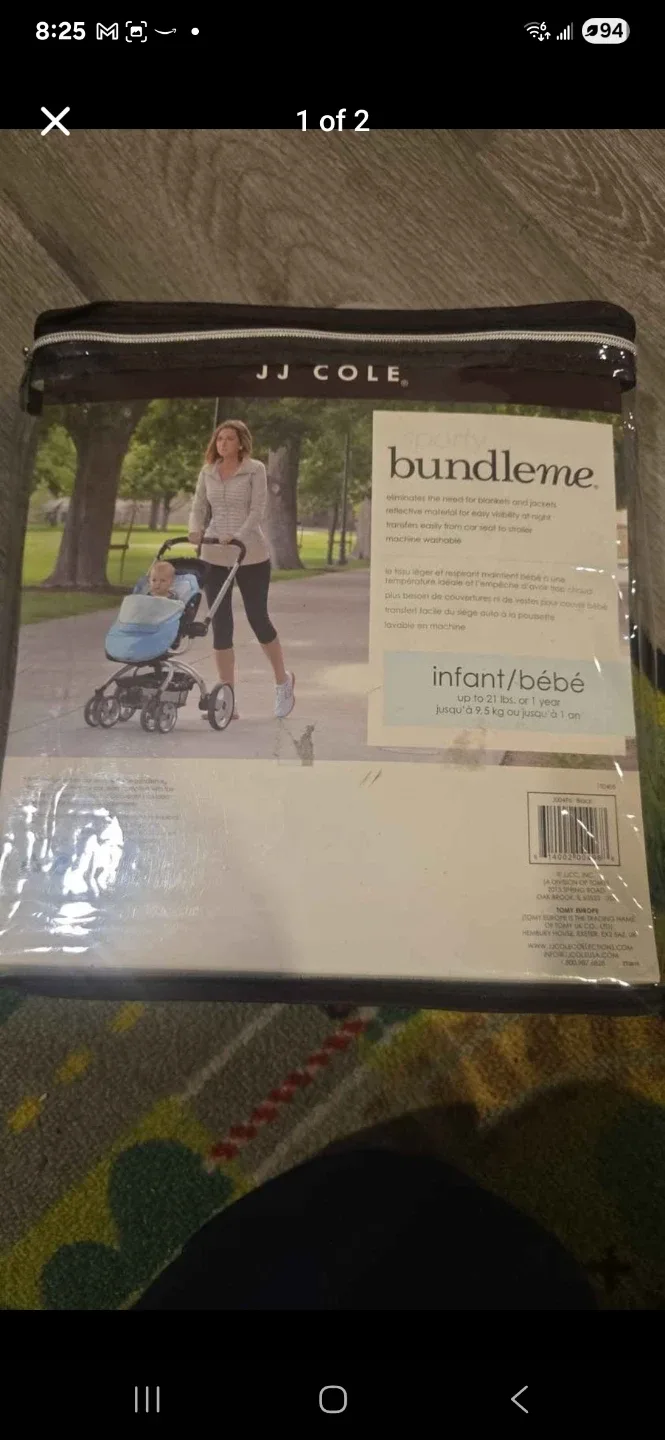 JJ Cole Bundleme Infant Car Seat Cover - New