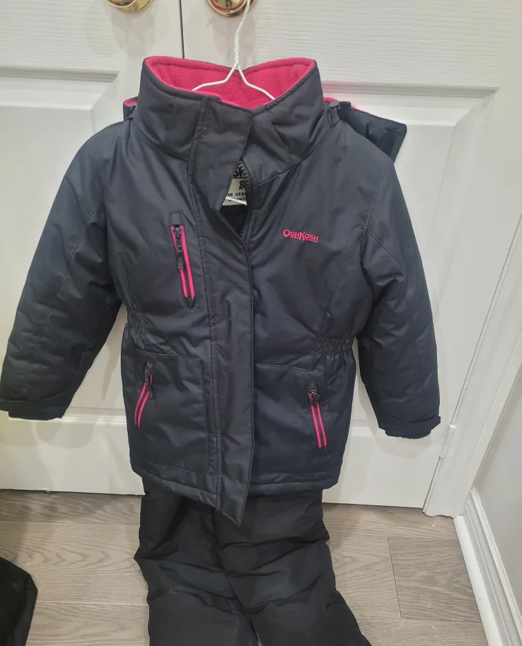 OshKosh B'Gosh Kids' Snowsuit - Black & Pink