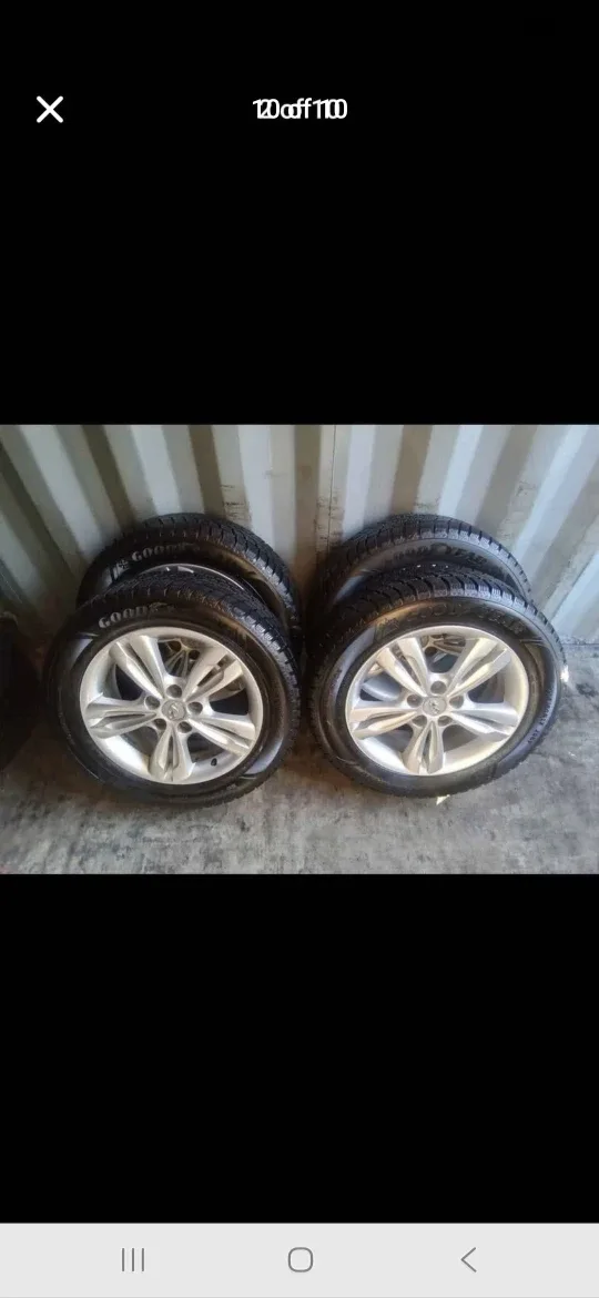 Hyundai Wheels with Goodyear Winter Tires