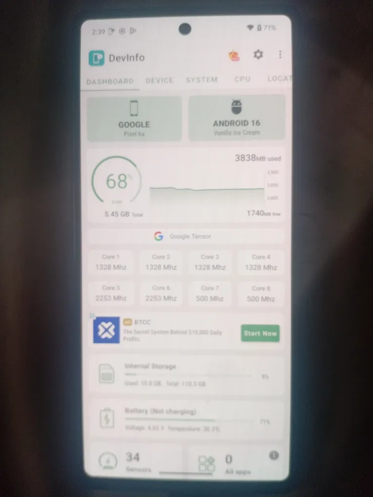 Google Pixel 6a  - Charcoal image indicator(5)